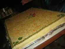 Bolo salgado de pão de forma