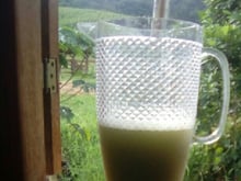 Suco de manga verde