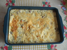 Torta rápida de abobrinha e carne moída