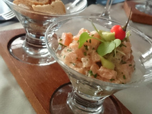 Tartar de salmão