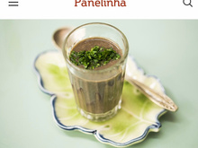 Caldinho de feijão preto com pimentão