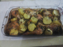 Frango com batata doce