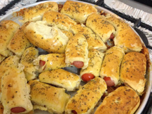 Enroladinho de salsicha