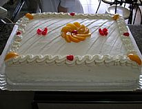 Torta de pêssego da Patricia