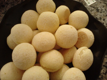 Pão de queijo com polvilho doce