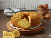 Bolo de massa de mandioca (puba)