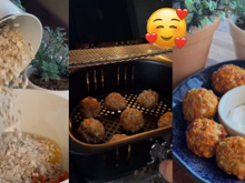 Bolinho de cenoura saudável com apenas 4 ingredientes: fica pronto em menos de 10 minutos na airfryer