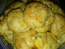 Bombinhas de queijo e bacon