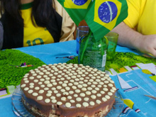 Torta cheesecake de doce de leite