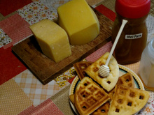 Waffle de Queijo da Vovó Rô sem Glúten
