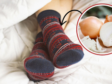 Veja por que você deve colocar cebolas cortadas em suas meias enquanto dorme