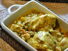 Poulet à la creme