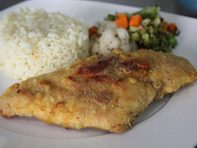 Filé de frango à milanesa sem fritura