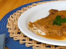 Bisteca de porco ao forno