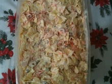Macarrão aproveitável gelado