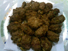 Bolinho de carne moída