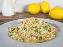 Risoto de camarão