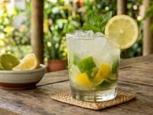 Caipirinha de limão-taiti e limão-siciliano com o dobro de sabor para curtir os jogos de futebol