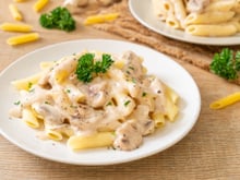 Macarrão ao molho branco