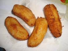 Banana a milanesa