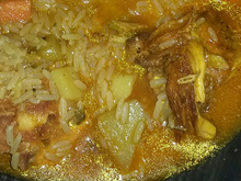 Sopa de peito de frango