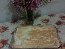 Pavê diet de bananas e coco