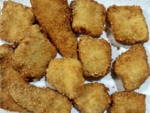 Filé de peixe super crocante