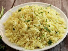 Surpreenda-se com o arroz de couve-flor