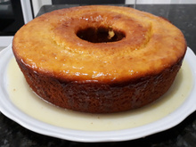 Bolo de Laranja com caldo