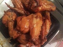Frango dourado no açúcar e na pressão