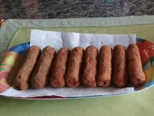 Salsicha empanada fácil