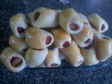 Enroladinho de salsicha