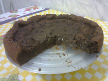 Bolo chocolate-chips