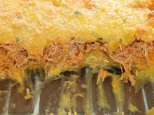 Escondidinho de batata salsa e frango light