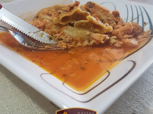 Tortei com molho de frango