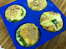 Muffins de escarola light