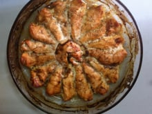 Frango com mel e mostarda