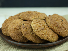 Biscoito de amendoim e aveia