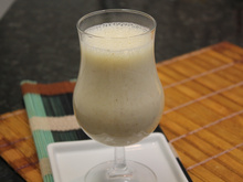 Vitamina de banana light