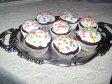 Cupcakes de chocolate