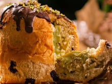 Panetone de pistache caseiro