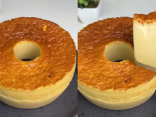 Bolo de leite macio e fofinho: é só bater tudo no liquidificador e levar ao forno