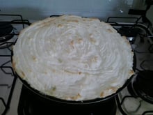 Creme de bananas com suspiro gratinado