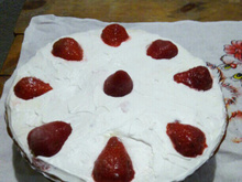 Pavê de morangos fácil