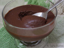 Mousse fácil de chocolate