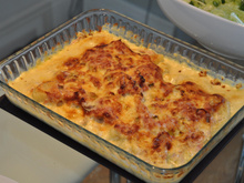 Assado de batata com creme de leite