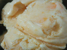 Delicioso sorvete de morango