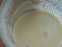 Vitamina de abacate com creme de leite