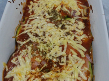 Lasanha de abobrinha fit da Julia