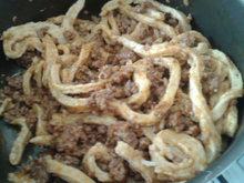 Massa caseira de macarrão